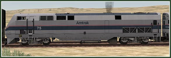Amtrak #75 Sideview