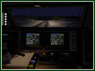 GE P42DC NIGHT CABVIEW FOR MICROSOFT TRAIN SIMULATOR