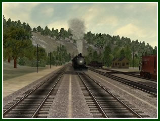 MoW Train Getting Ready To Leave Midas On Donner Pass